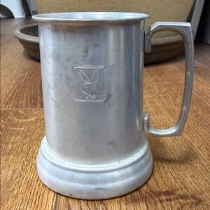 Vintage PLAYBOY Bunny Steel Metal Beer Mug Stein 1970s Rare